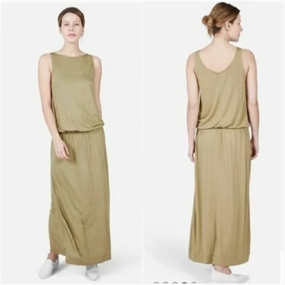 Everlane Olive Maxi Dress